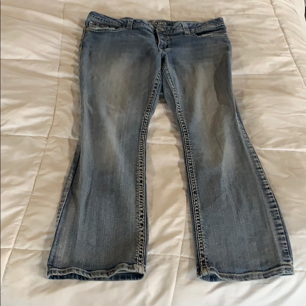 Paisley Sky boot cut jeans